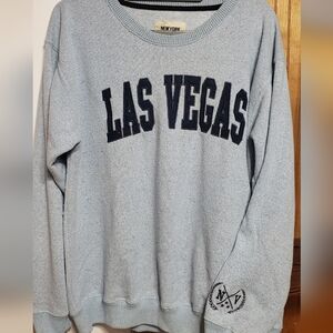 New York Popular Sweater Sweatshirt Crewneck L Men Embroidered Letters  Blue